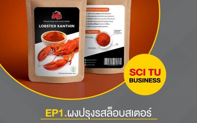 SCI TU X BUSINESS : ผงปรุงรสล็อบสเตอร์ ผลิตภัณฑ์มูลค่าเพิ่มจากเศษเปลือกกุ้งล็อบสเตอร์